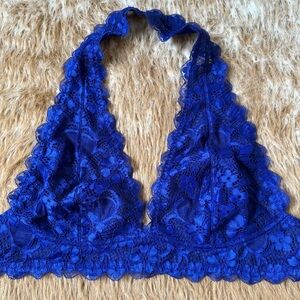 Intimately by Free People Royal blue bralette